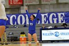 Volleyball vs Babson  Wheaton Women's Volleyball vs Babson College. - Photo by Keith Nordstrom : Wheaton, Volleyball, VB